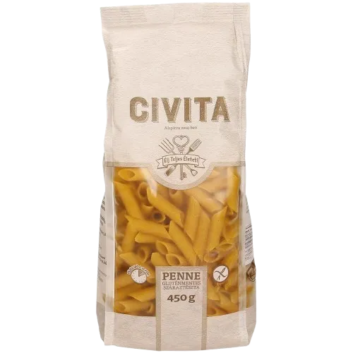 [72921] CIVITA - Penne à base de farine de mais 450g