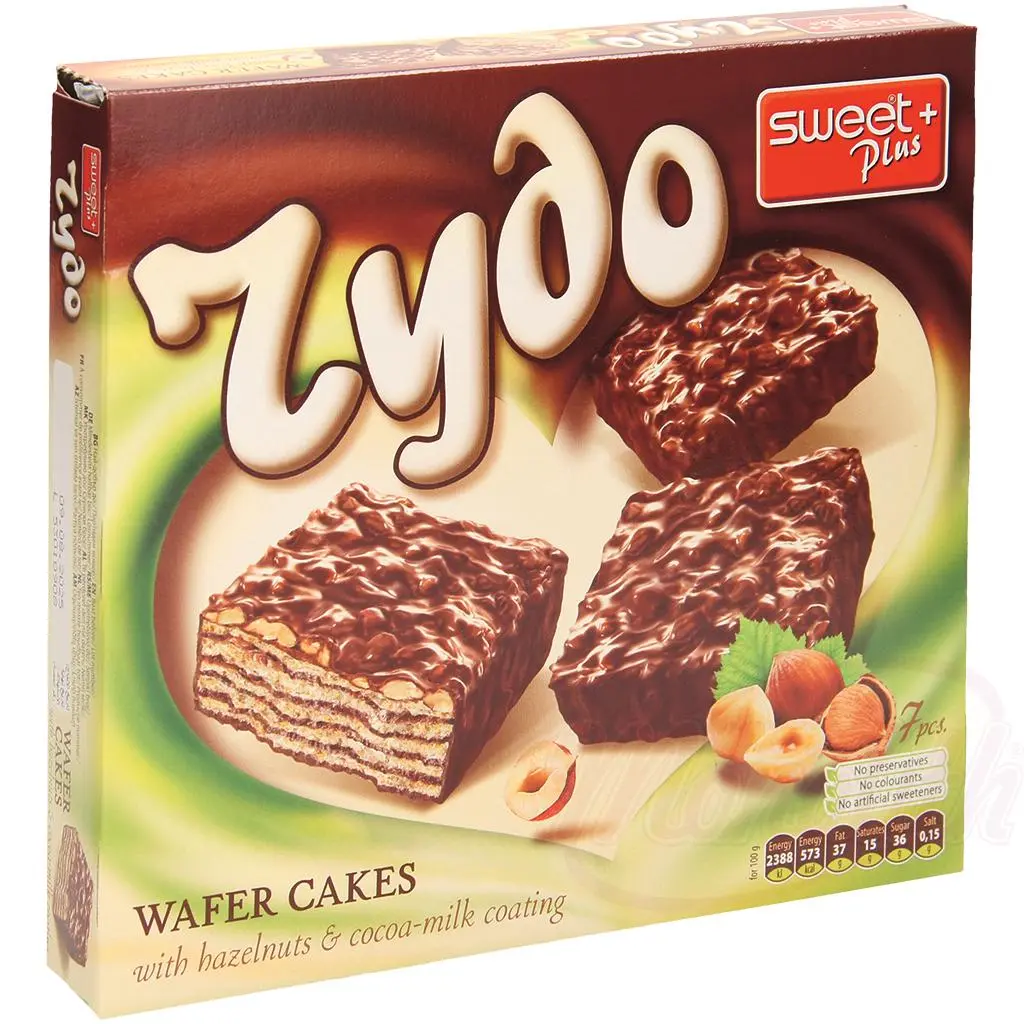 ZYDO - Tartelettes gaufrées aux noisettes