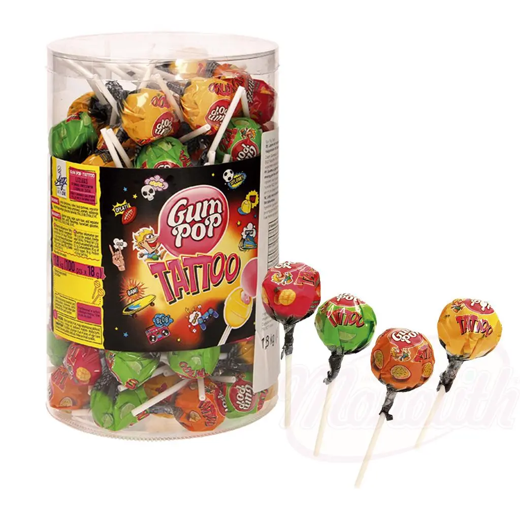 [86942] ARGO - Sucettes saveurs fruitées, avec chewing-gum