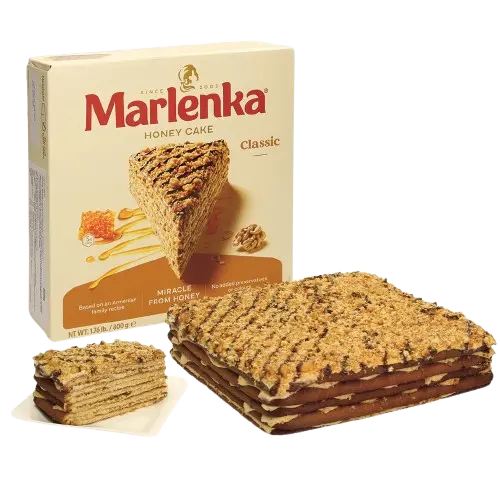 [5415] MARLENKA - Tarte à la crème et au miel 800g