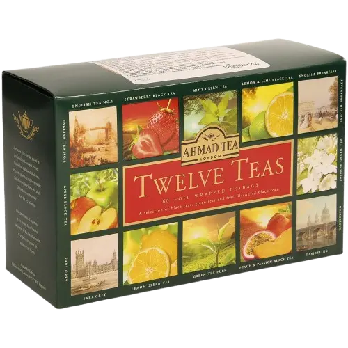 [58908] AHMAD TEA - Foiled Twelve Teas Selection