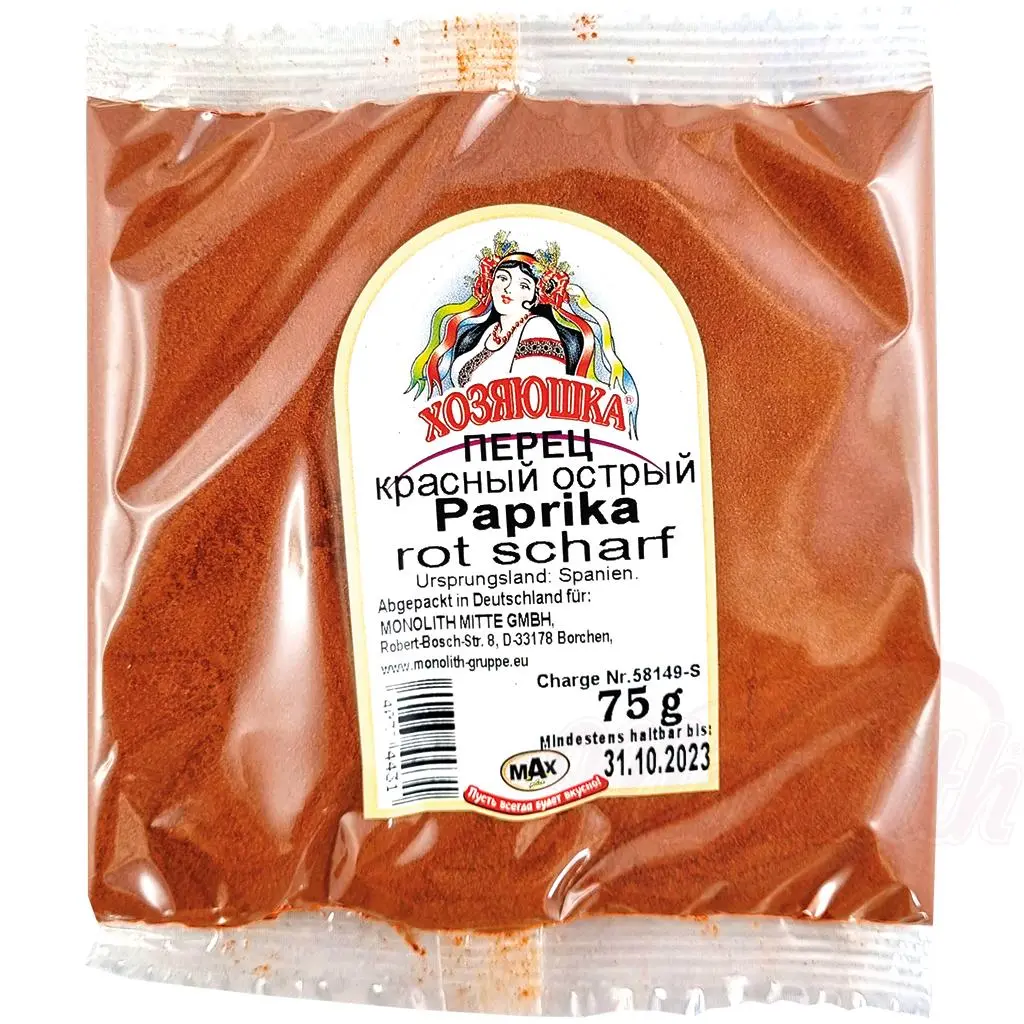 [57234] [57234] HOSYAUSHKA - Paprika rouge fort 75g