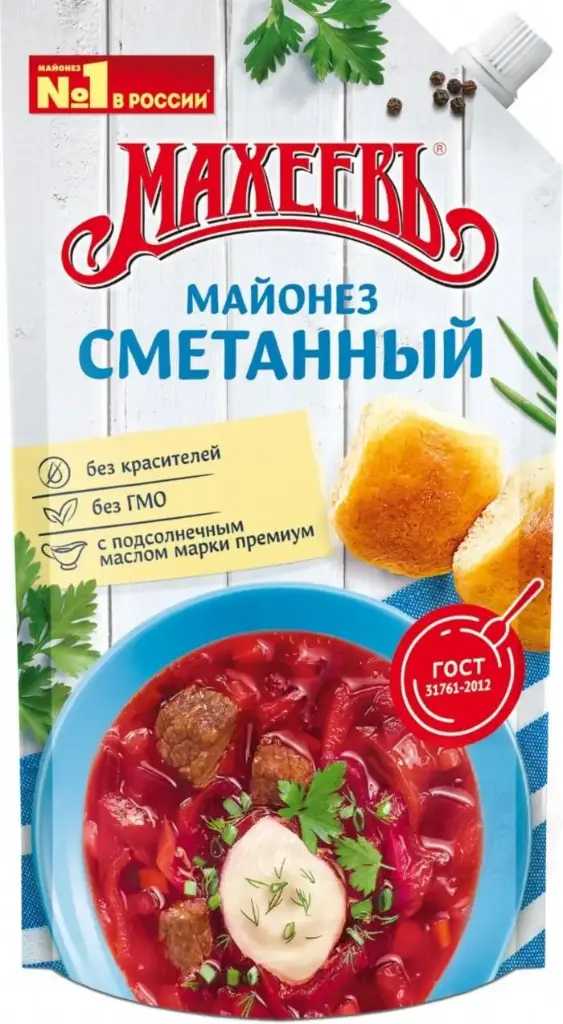[45031] MACHAEEV - Mayonnaise pour salade "Smetannij" 400ml 