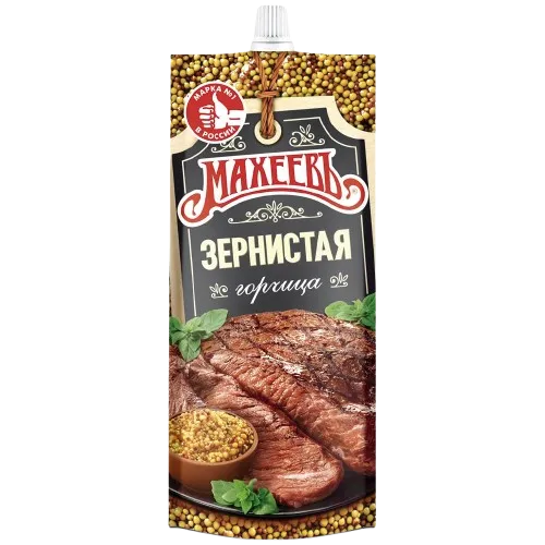 [46023] MACHEEV  - Moutarde "Zernistaja" 160 ml