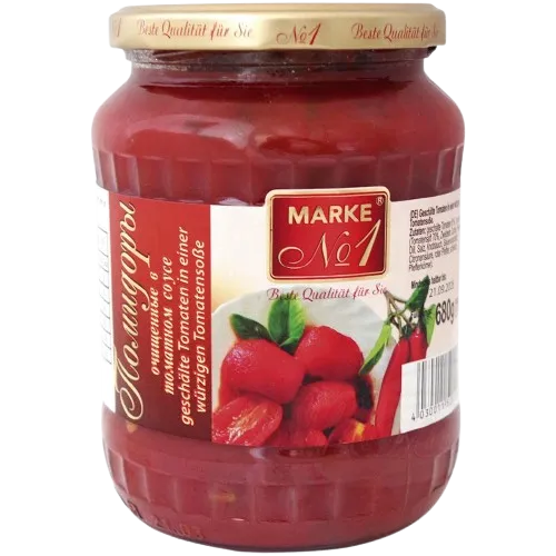 [50022] MARKE N°1 - Tomates pelées à la sauce tomate 680 g