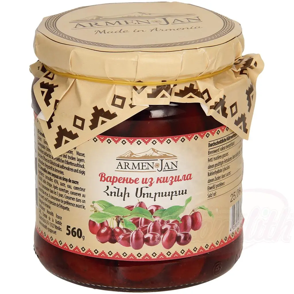 [63109] ARMENJA - Confiture de cornouilles avec noyaux 560g