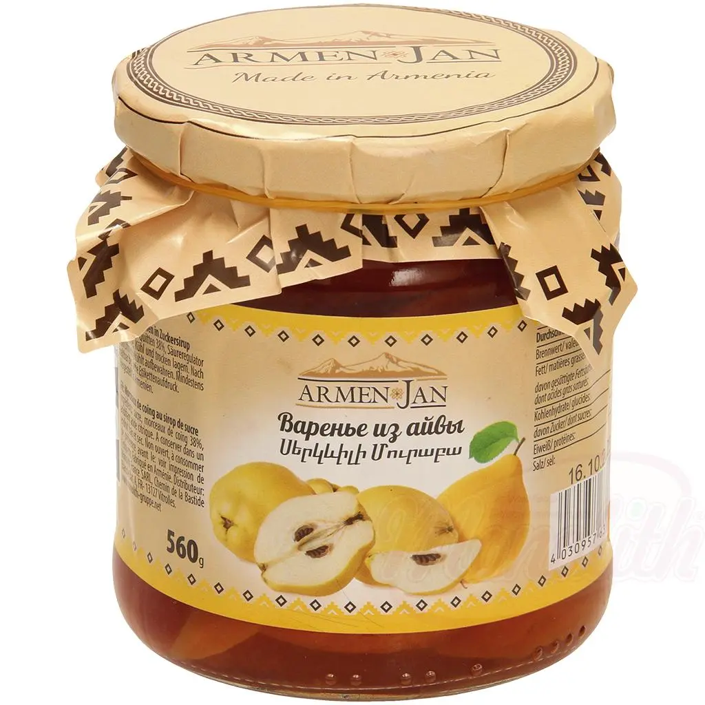[63119] ARMENJAN - Confiture de coing au sirop de sucre 560g