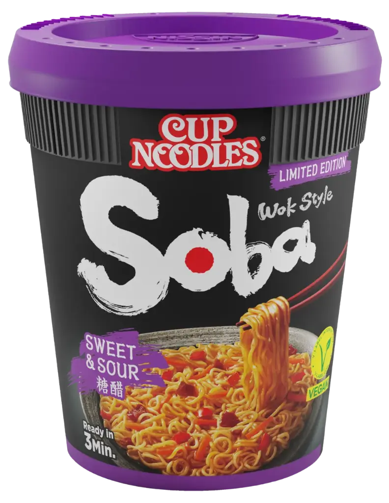 [DE00010] [DE00010] CUP NOODLES - Soba Sweet and Sour 89g