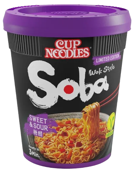 [DE00010] CUP NOODLES - Soba Sweet and Sour 89g
