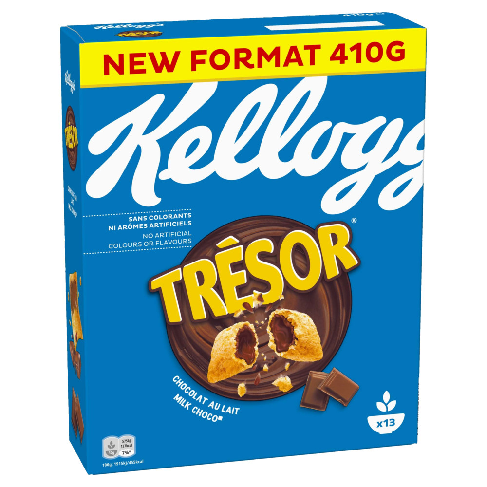 [21736] Kellogg's Trésor - Chocolat Au Lait 410g