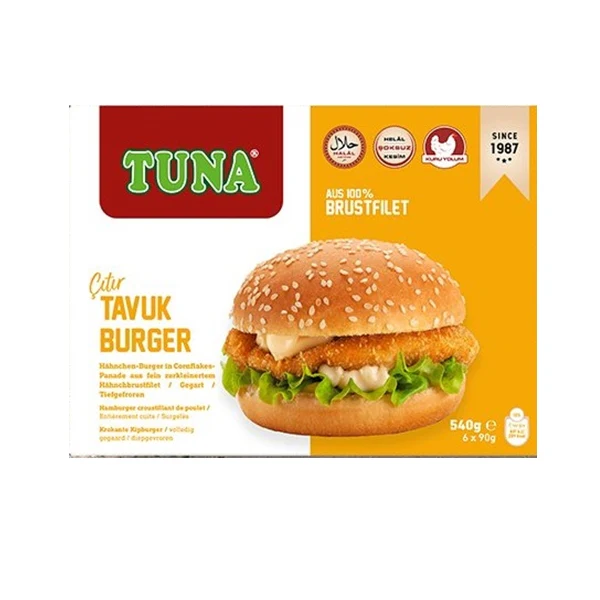 TUNA - Tavuk Burger 540g