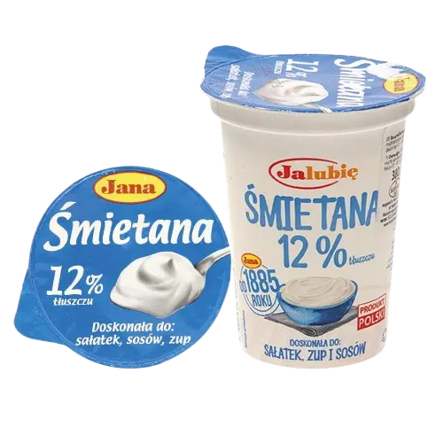 [17906] JANA - Smietana fermenté et pasteurisé, 12% MG 380g