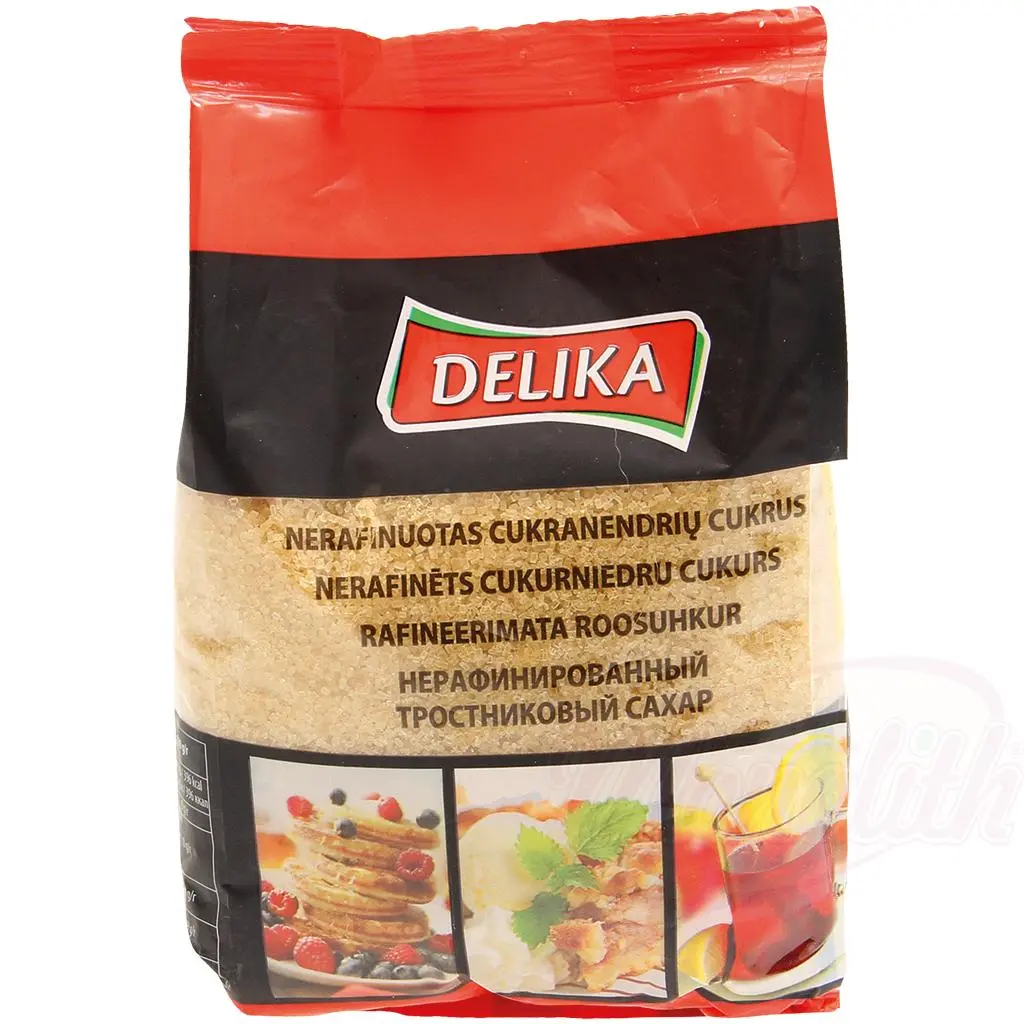 [19923] [19923] DELIKA - Sucre de canne non raffiné 500g