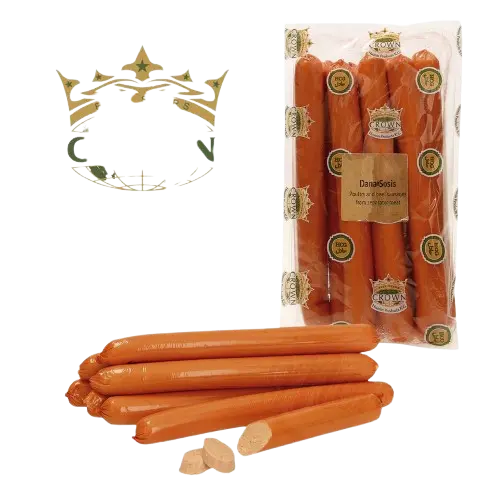 [20771] CROWN - Saucisses de poulet et boeuf HALAL 600g