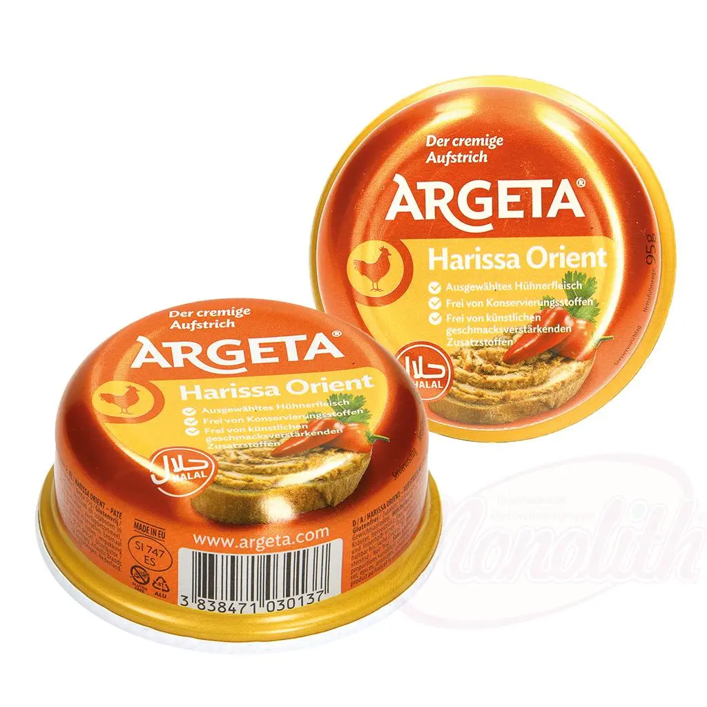 [34974] ARGETA - Paté de poulet 'Harissa Orient' HALAL 95g