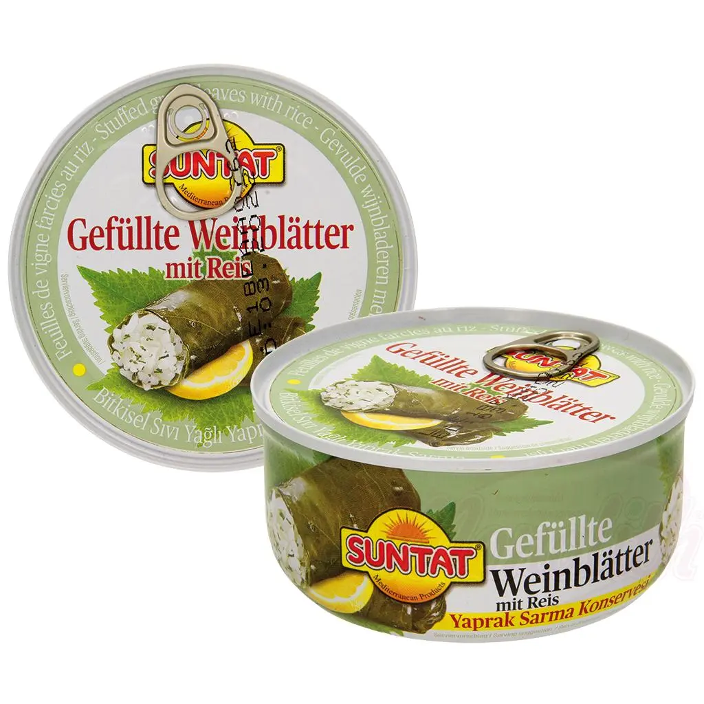 SUNTAT - Feuilles de vigne farcies au riz 280g
