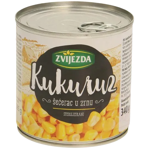 ZVIJEZDAL - Maïs en grains stérilisé 340g