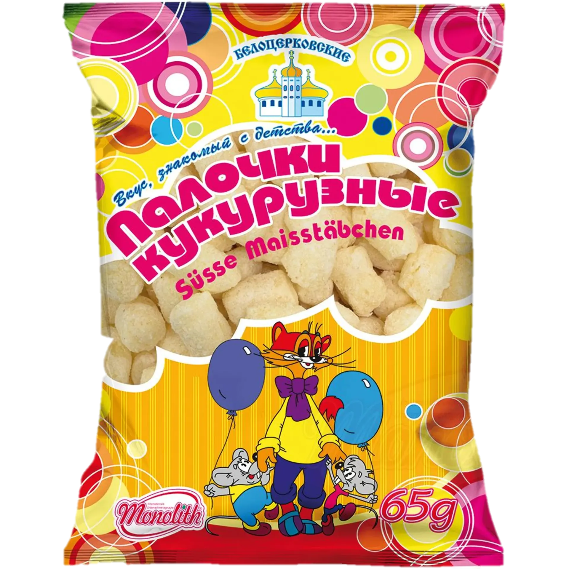 [82000] BELOZERKOWSKAJA - Bâtonnets de mais soufflés 65g