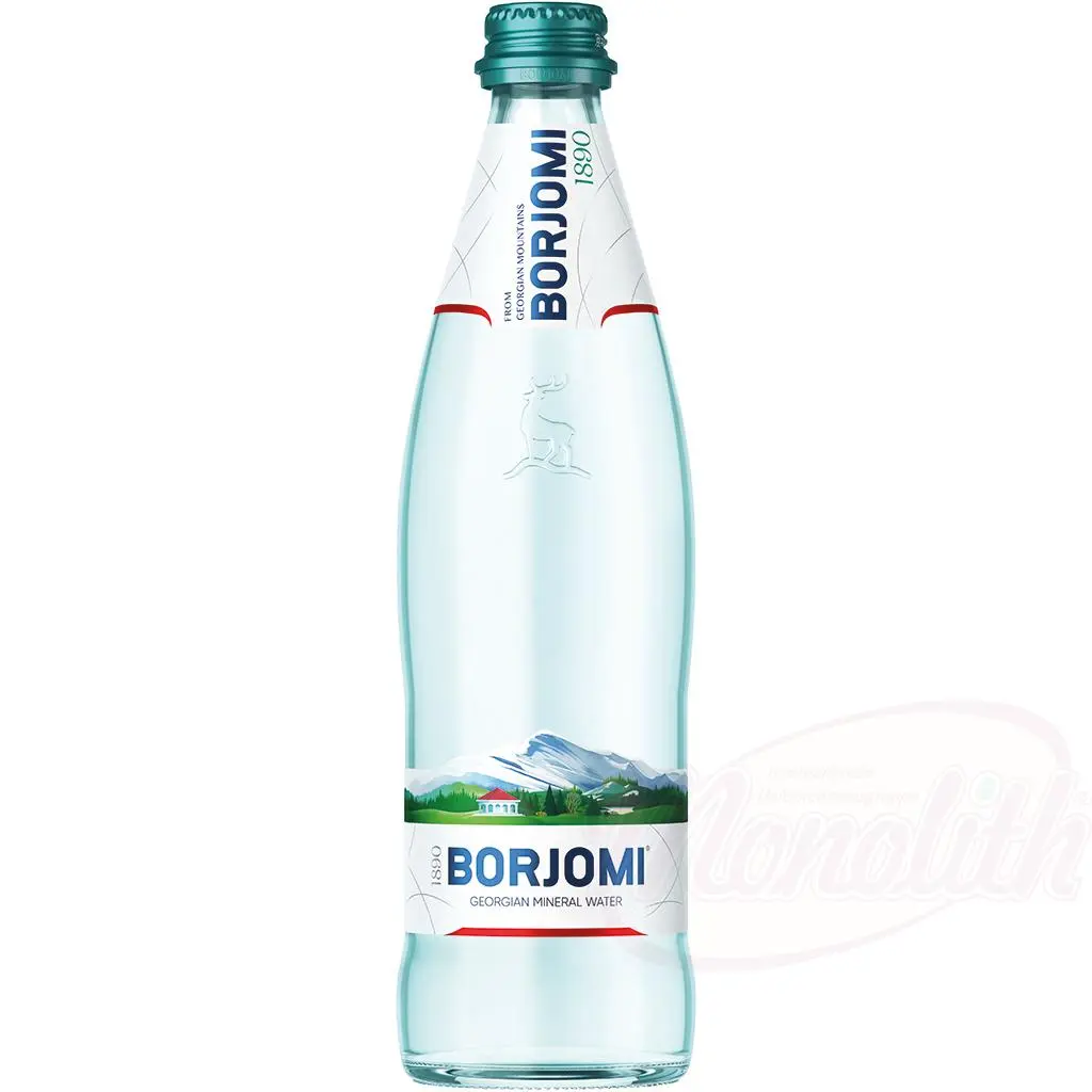 BORJOMI - Eau minérale gazeuse 0,5l Verre