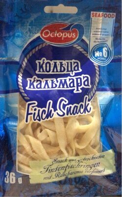 OCTOPUS - Anneaux de calamar séchés et aromatisés à la fumé 36g