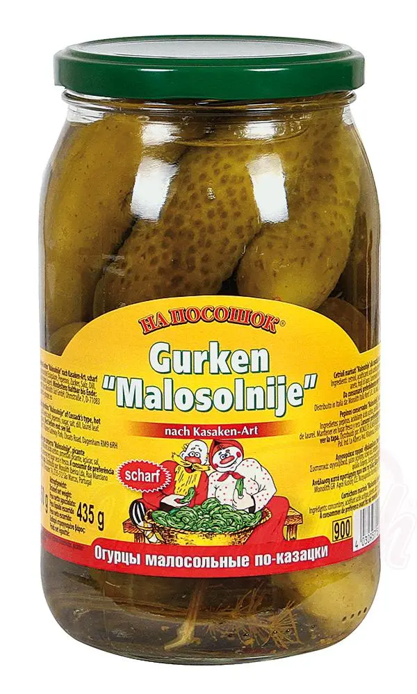 [51102] Concombres marinés "Malosolnije" à la mode kazakh, épicés