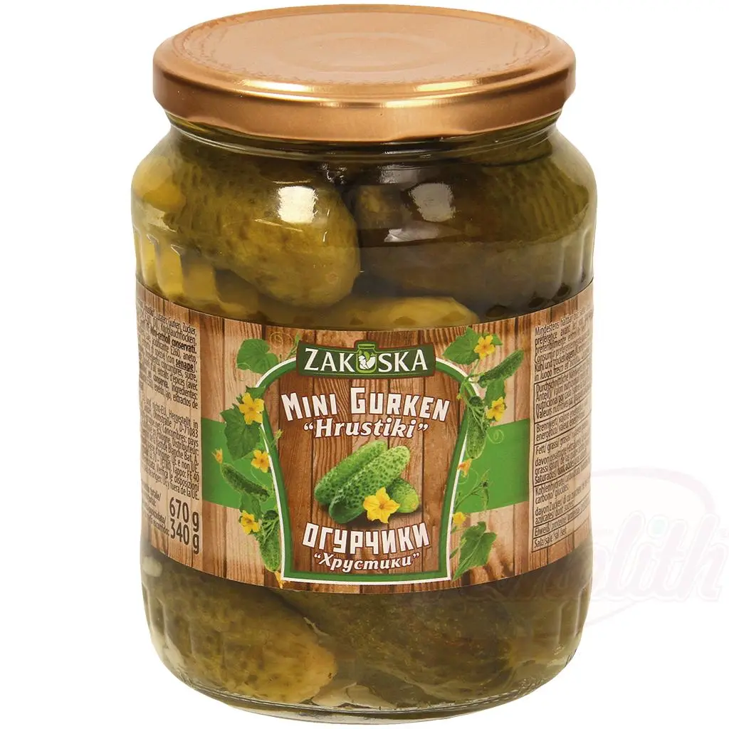[51111] Mini-concombres marinés Hrustiki