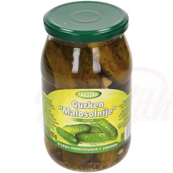 Concombres marinés "Malosolnije" à laneth