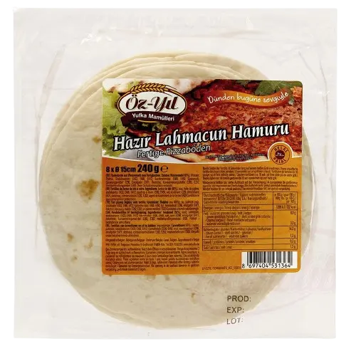 ÖZ-YIL - Tortillas de farine de blé à cuire 240g