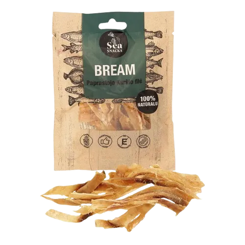 SEA SNACKS - Filet de brème, séché et salé 30g