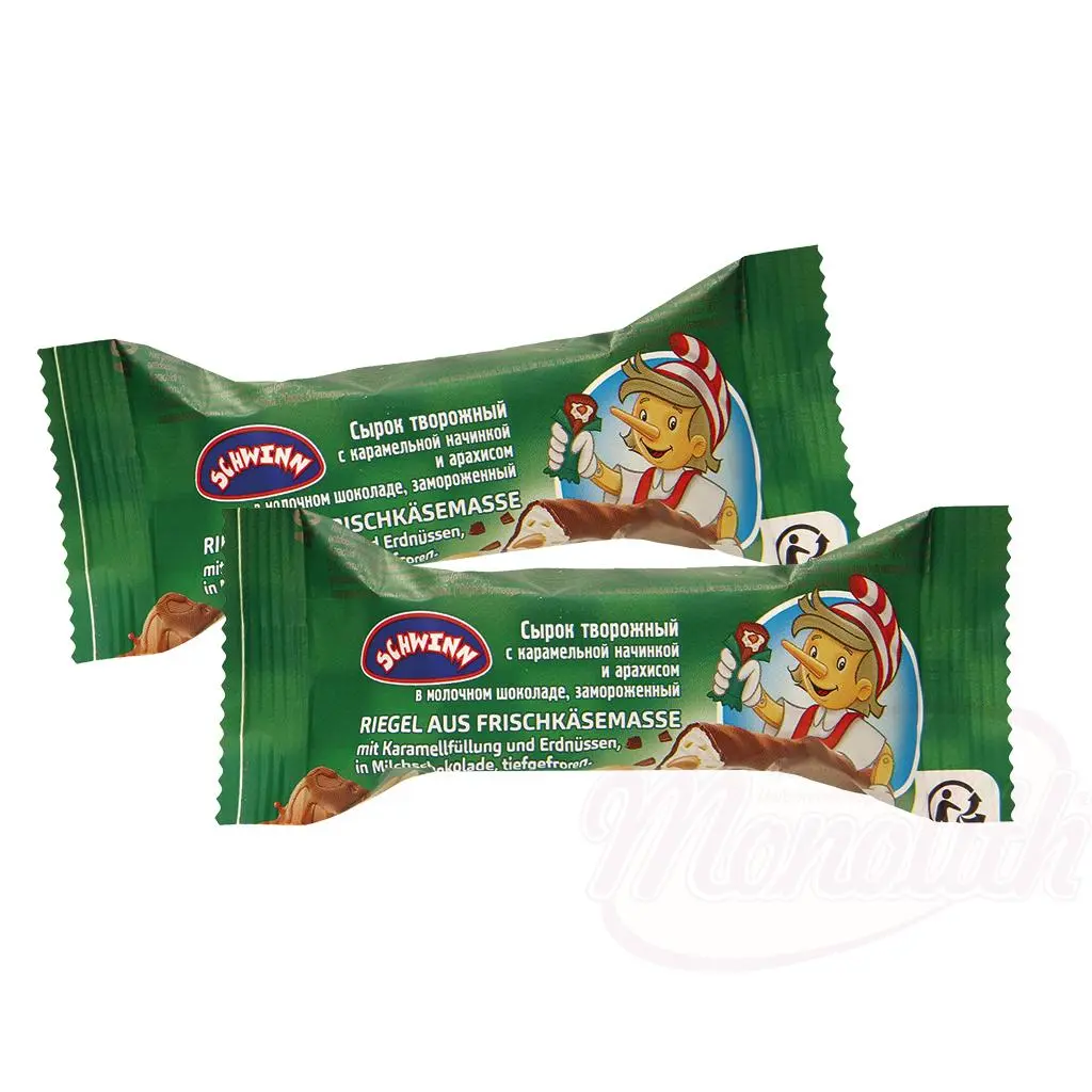 [18364] SCHWINN - Fromage blanc fourré au caramel et aux cacahuètes 40g