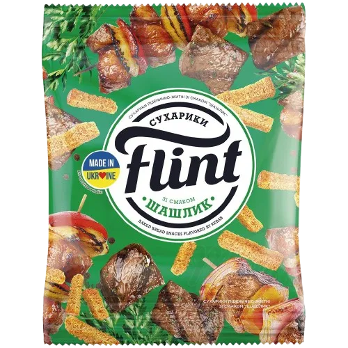 [76360] FLINT - Snack de pain saveur "chachlyk" 70g