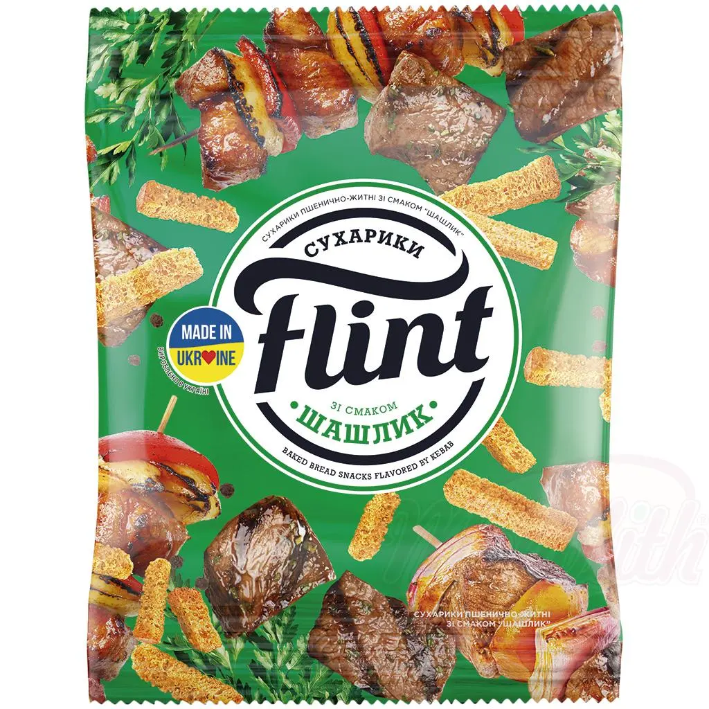 FLINT - Snack de pain saveur "chachlyk" 70g