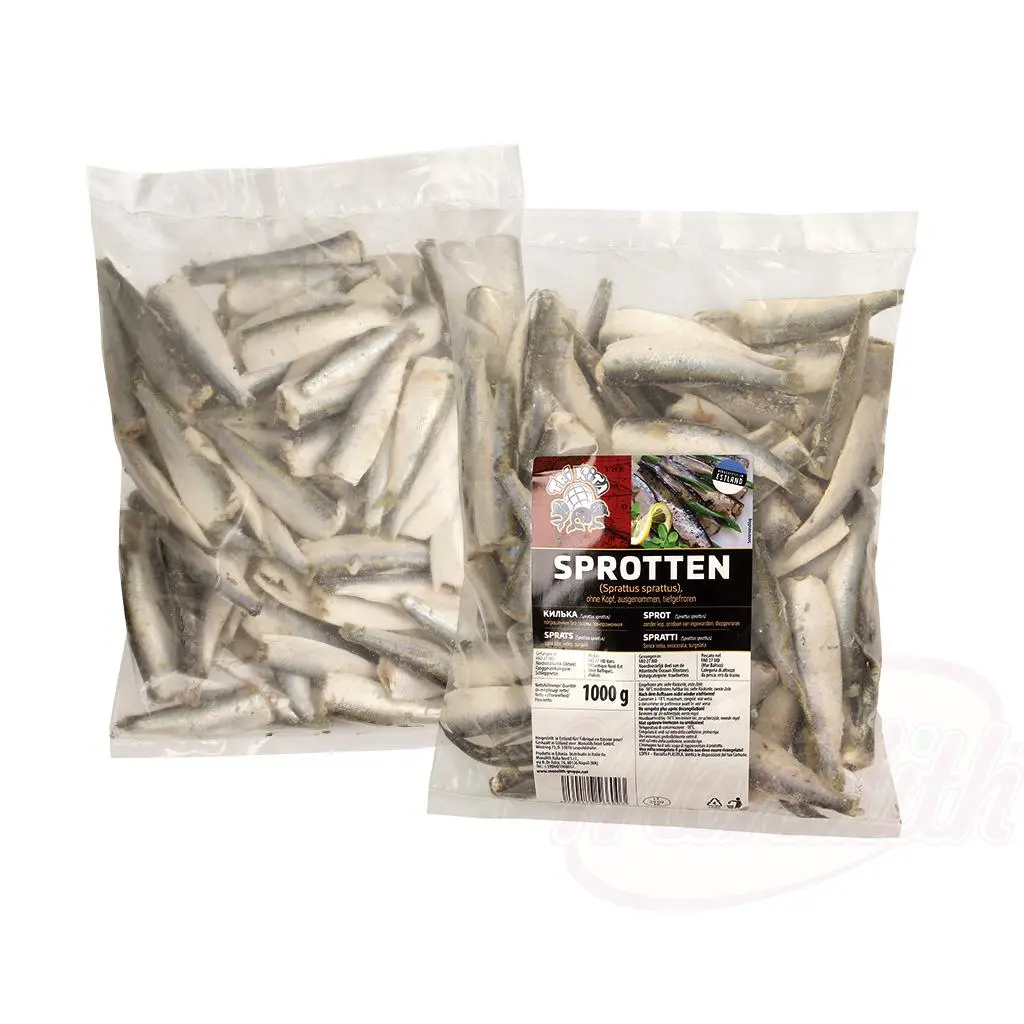 Sprats, sans tête, vidés, surgelé
