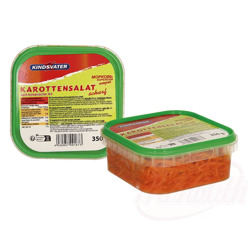 [9167] KINDSVATER - Salade de carottes, piquant 350g