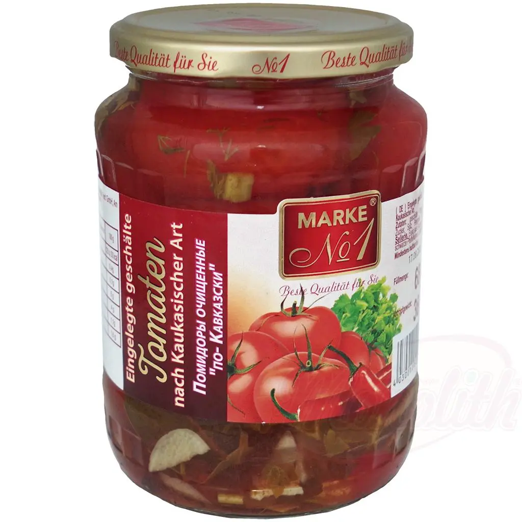 [50019] [50019] Tomates pelées marinées à la caucasienne