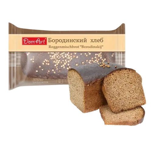 [76010] DOMART - Pain de seigle et de froment "Borodinskij" à la coriandre 350g