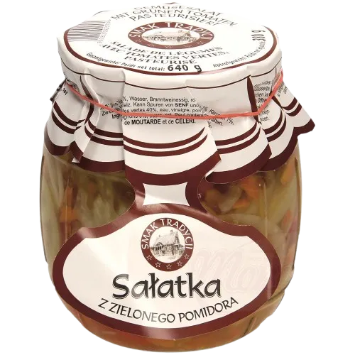 SMAK TRADYCJI - Salade de légumes avec tomates vertes, pasteurisé 640g