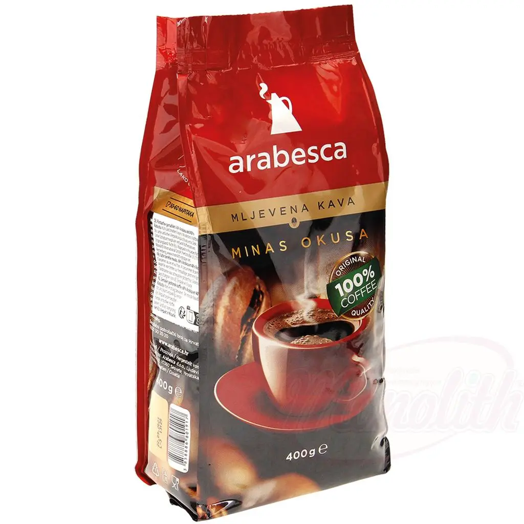 Café torréfié moulu. 60% Arabica et 40% Robusta