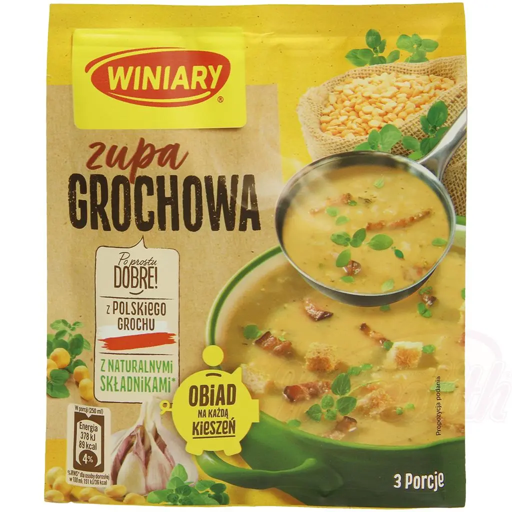 Soupe de pois crémeuse