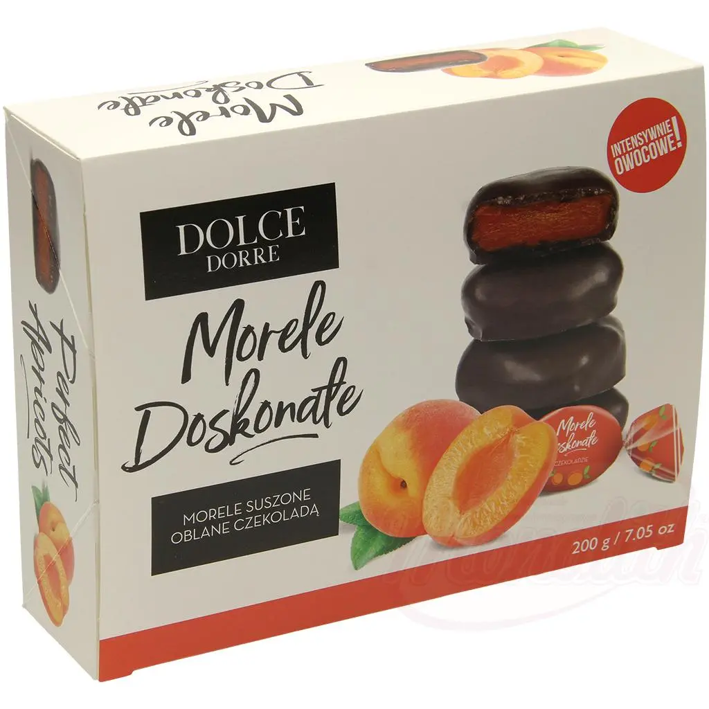 [92672] DOLCE DORRE - Abricots au chocolat 200g