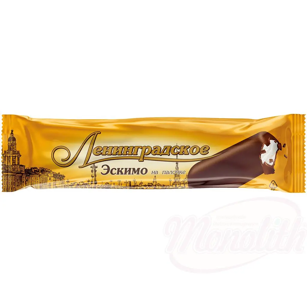 [4086] LENINGRADSKOE - Glace vanille enrobée de chocolat 80ml