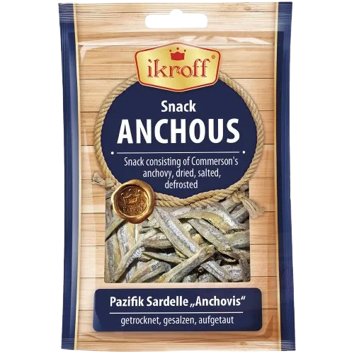 IRKOFF - Snack d'anchois séchés et salés 36g