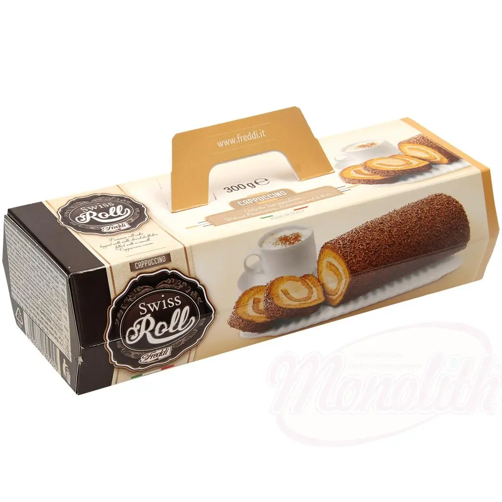 [76908] FREDDI - Swiss Roll Cappuccino 300g