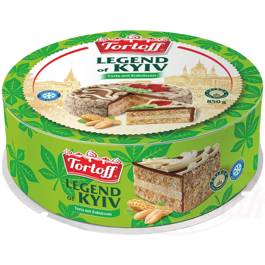 [5225] TORTOFF - Gâteau aux cacahuètes "Légende de Kyiv" 850g