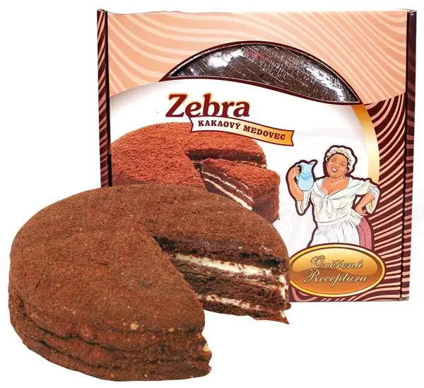 ZEBRA - Tarte fourrée à la crème, 650g