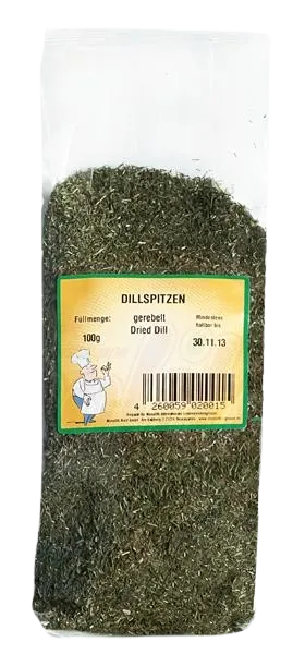 Pointes d'aneth effeuillées 100g