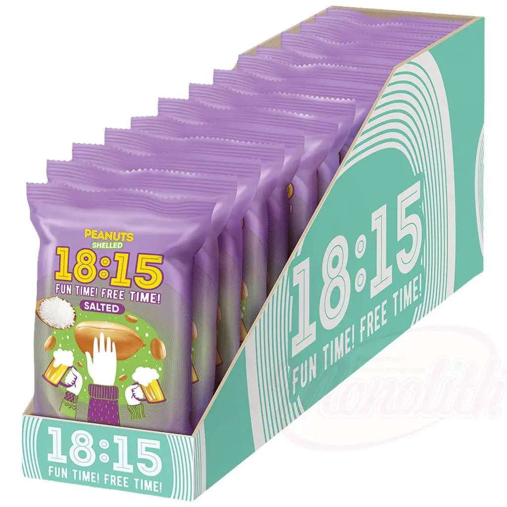 [56565] 18:15 FUN TIME! FREE TIME! - Cacahuètes décortiquées grillées et salées 100g