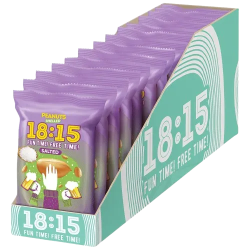 [56565] 18:15 FUN TIME! FREE TIME! - Cacahuètes décortiquées grillées et salées 100g