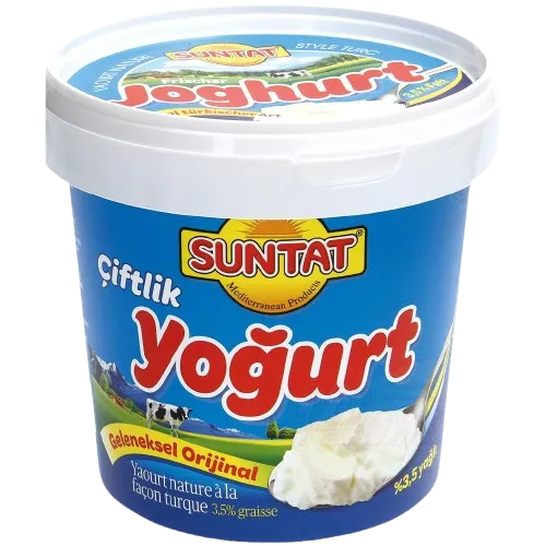 SUNTAT - Yaourt nature à la turque, 3,5% MG