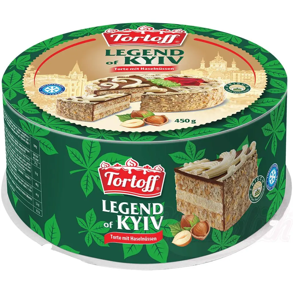 [5226] TORTOFF - Gâteau aux noisettes "Légende de Kyiv" 450g